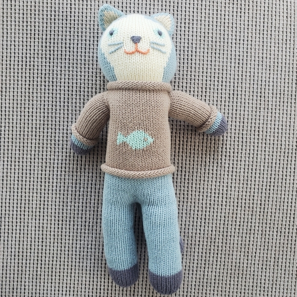 blabla kids Other - Blabla Sardine the Cat Knit Doll